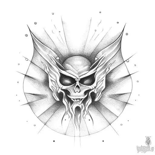 Burning Witch On A Stake