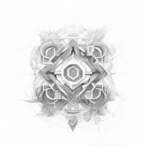 Stoic Principles Represented Through Abstract Symbols