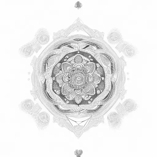 An Intricate Mandala Design Incorporating Elements That Represent Your Parents' Love And Your Dreams