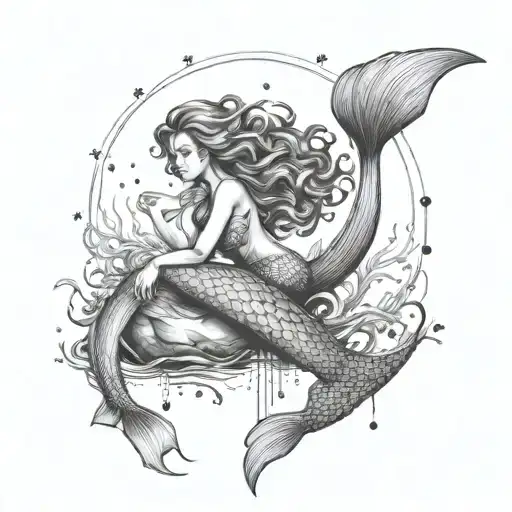 Create A Mermaid Tattoo Design