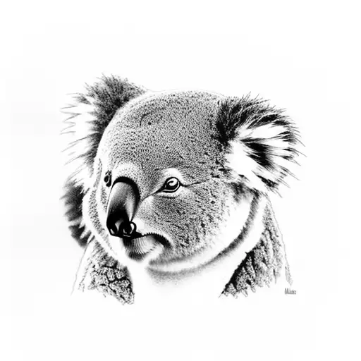 Koala One Line Minimalist