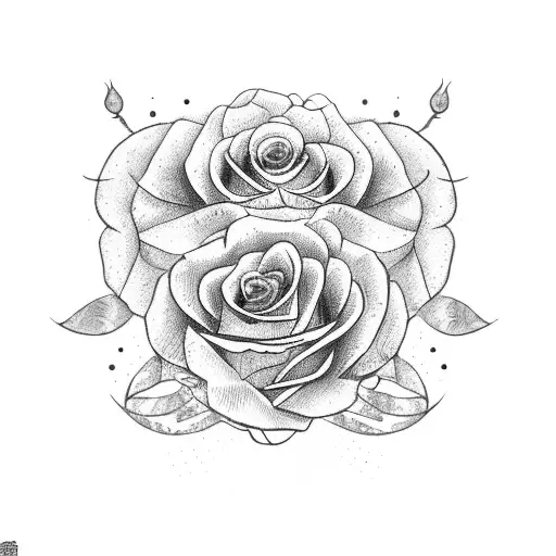 Gun Barrel Intertwined With Roses