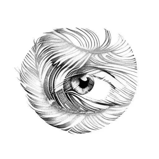 Peacock Feather And Eye