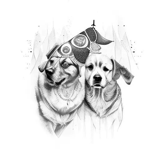 Two Sisters And A Dog