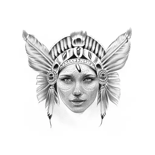 Indian Chief Female Headress