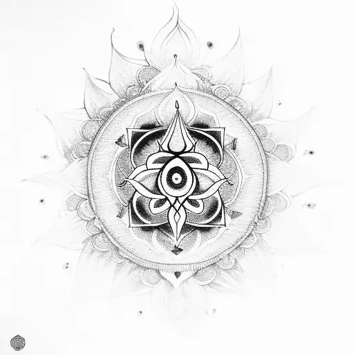 7 Chakra With Sudarshan Chakra And Gayatri Mantra