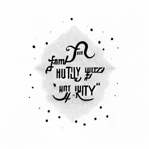 Family With Unique Quote