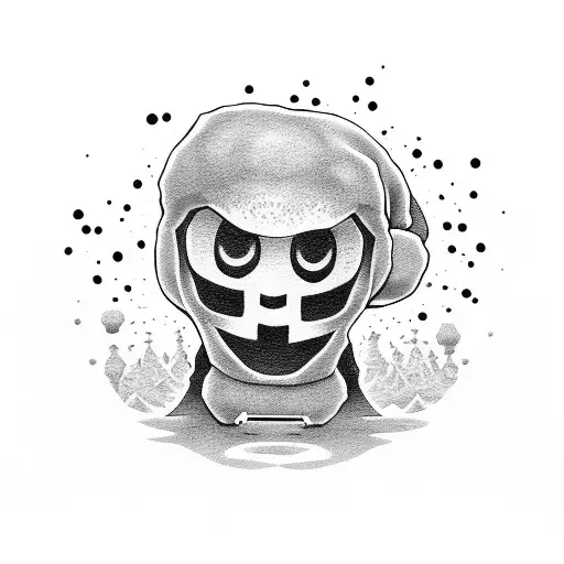 Shy Guy With Knife In Hand