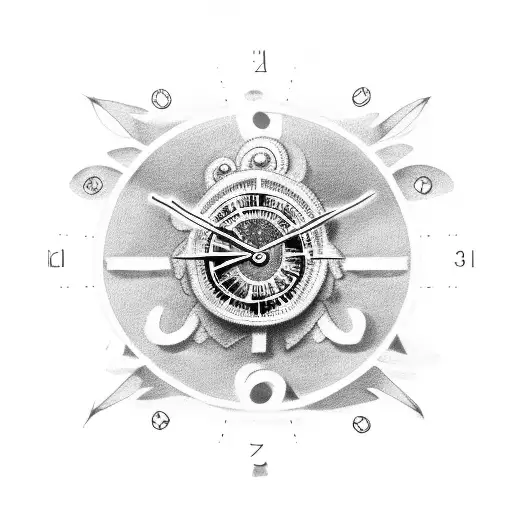 Crow On Broken Clock