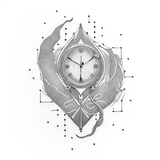 Heartbeat Line With Donate Life Flag