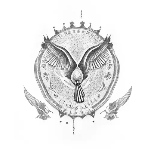 Wild Turkey Feather With The Words The King Written In It