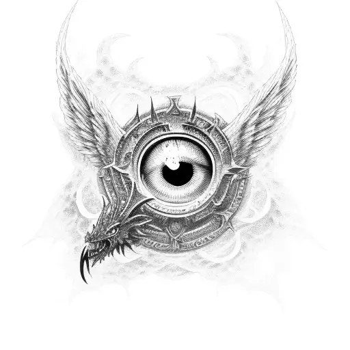Angel Demon Rose Spade Dragon Eye