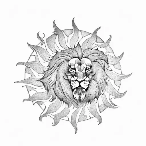 Iran Lion And Sun Flag