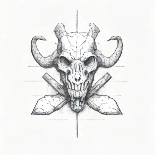Far Cry 3 Jason Brody Tattoo Ram Skull