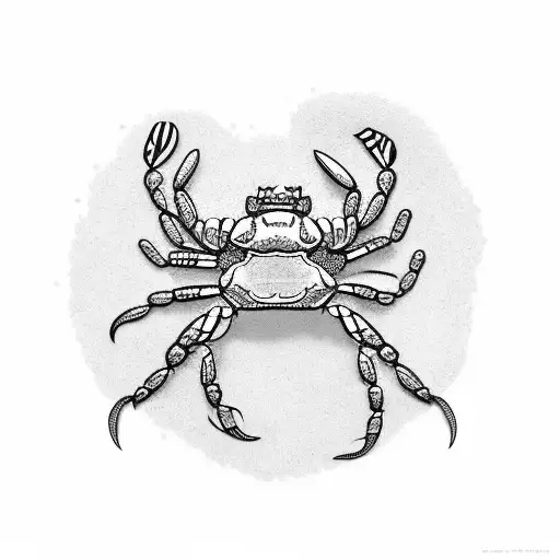 Beach Palm Tree Crab