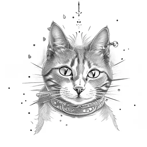 Rogue Cat With Daggers