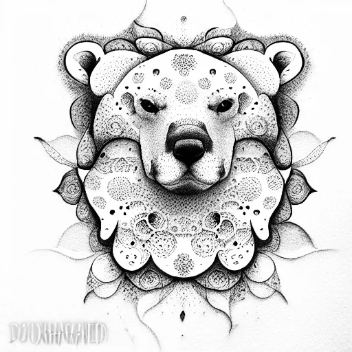 Flower Polar Bear