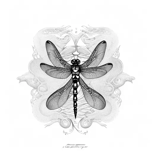 Dragon Fly With Amor Fati