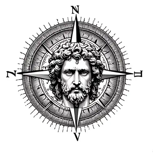 Philosophy Marcus Aurelius And Compass