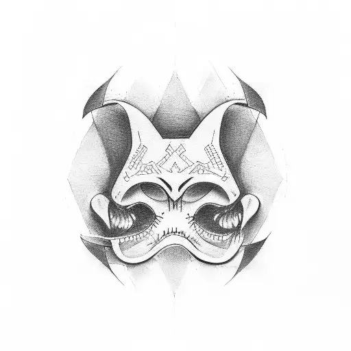 Simple Line Tattoo With The Letter C And C