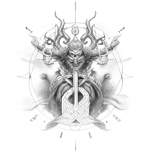 Odin Hanging On Yggdrasil