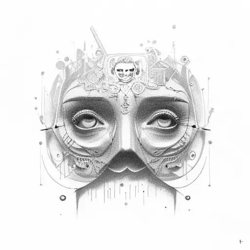 Borderline Disorder Theater Mask Semicolon