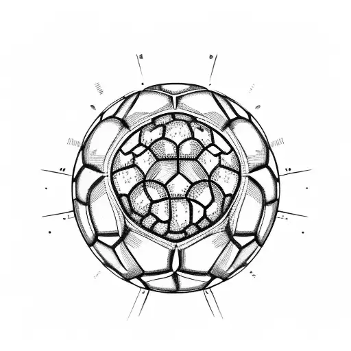 Soccer Ball With A Brain And Anatomical Heart