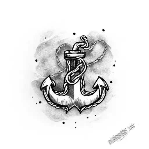 An Anchor With An Arrow