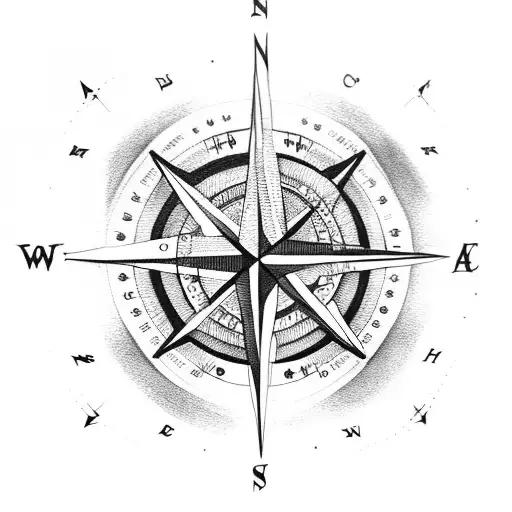 Compass With Runes