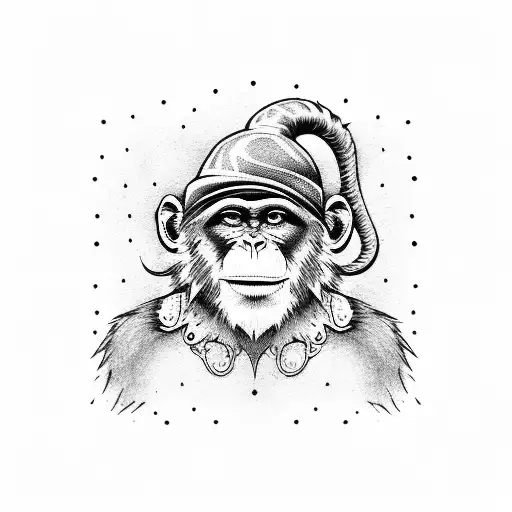 Monkey With Magic Hat