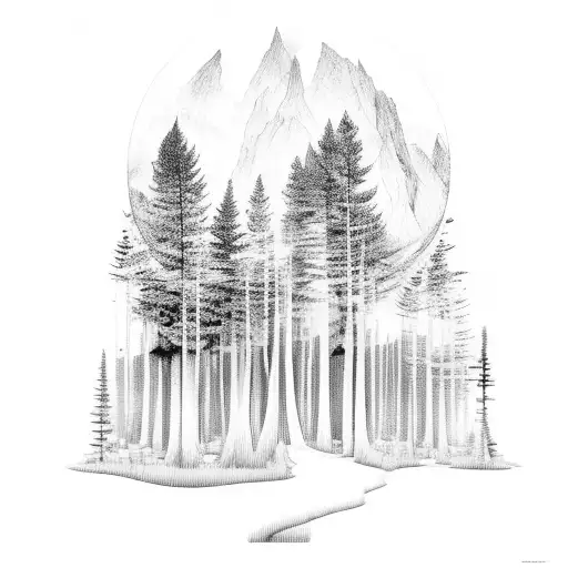 A Forest Landscape With Hidden Gaming Elements