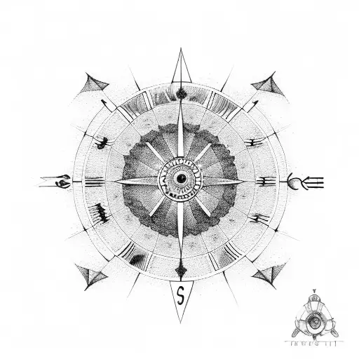 An Astrology Wheel With Each Sign Represented By A Different Geometric Shape