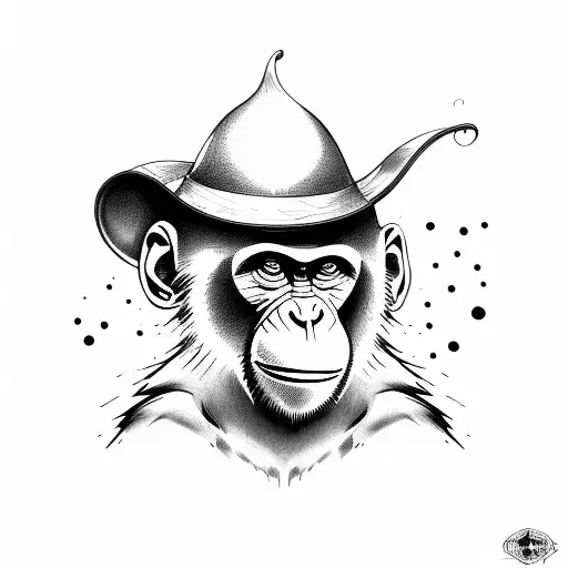 Monkey With Magic Hat