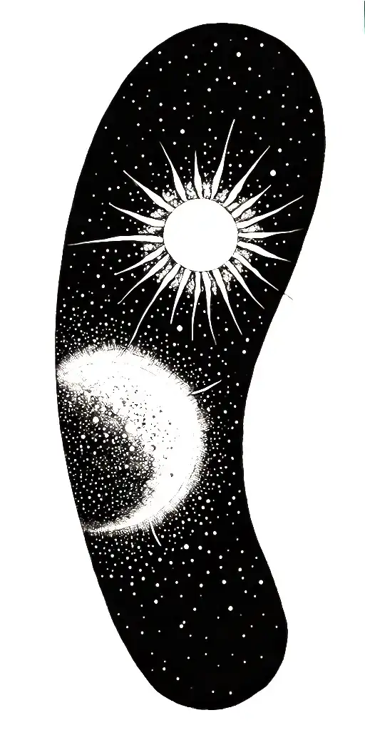 Beaming Sun Over The Universe