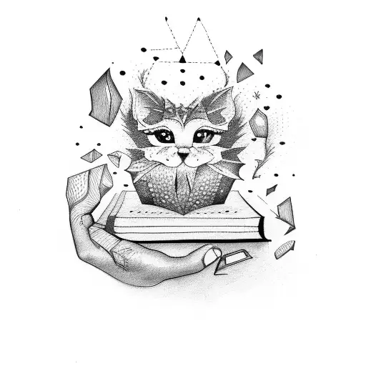 An Open Book With A Motivational Quotes