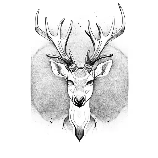 Cave Painting Shaman Deer