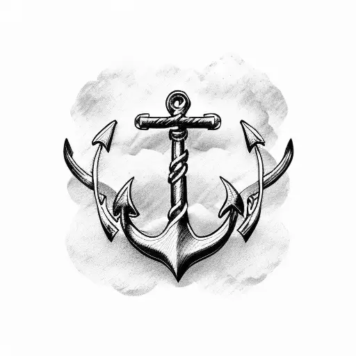 Anchor Wrapped With Thorns