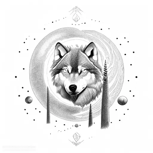 Hati And Scoll Scandinavian Wolf Hunting Sun And Moon