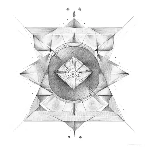 Triangle With A Circle In It And One Circle Out Of It Plus Lucifer