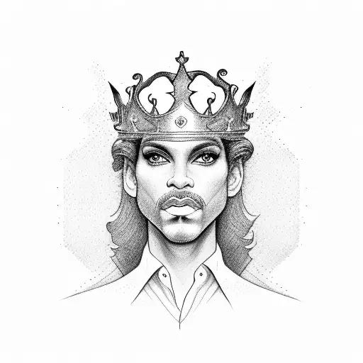 Prince With A Crown On Top Of The P
