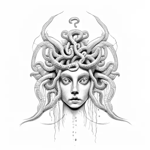 Medusa In Water