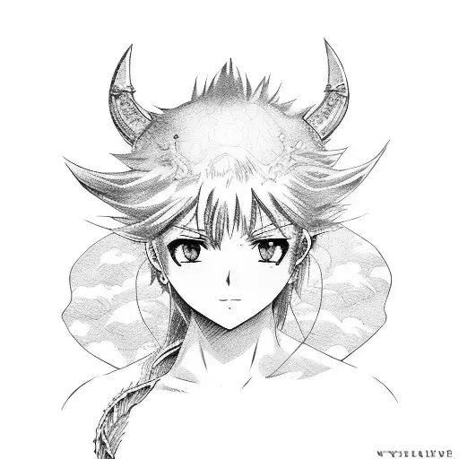 Blue Haired Anime Girl Holding Dragonslayer Berserk Sword