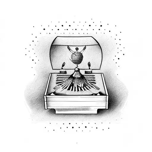 Music Box With The Sentence Let It Be