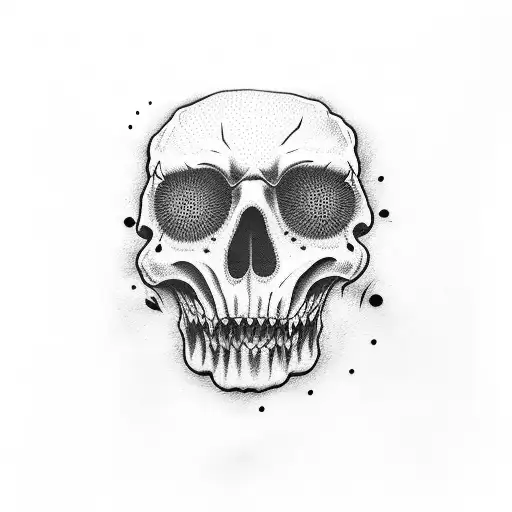 Horror Movie Characters In Red And Black Ink