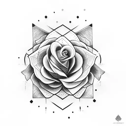 Rose And Eiffel Tower