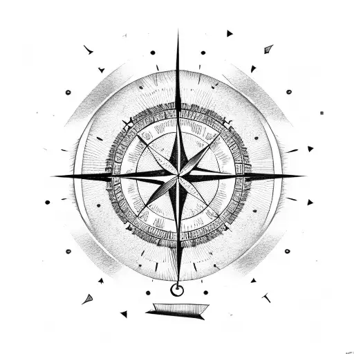 Bow And Arrow Compass