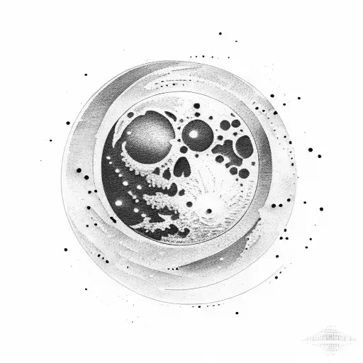 Moon With Ovi Name Hidden