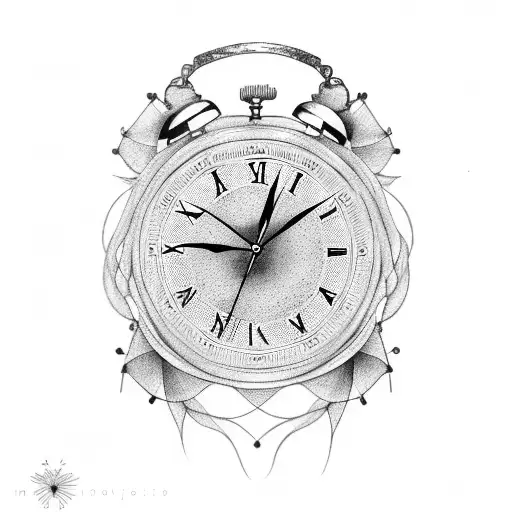 Clock With Mmvii Written Inside Of It