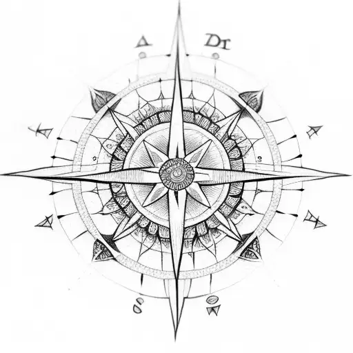 Mandala And Compass