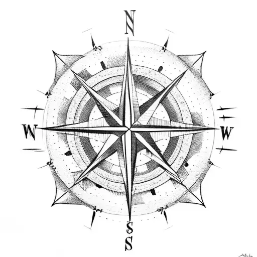 Compass Saying Finding My Way